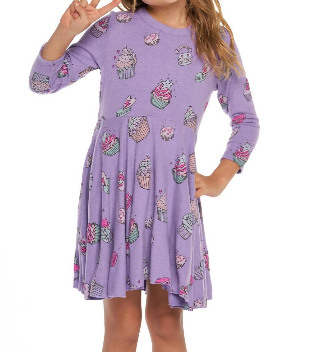 NEW CHASER yummy treats dress in fun print